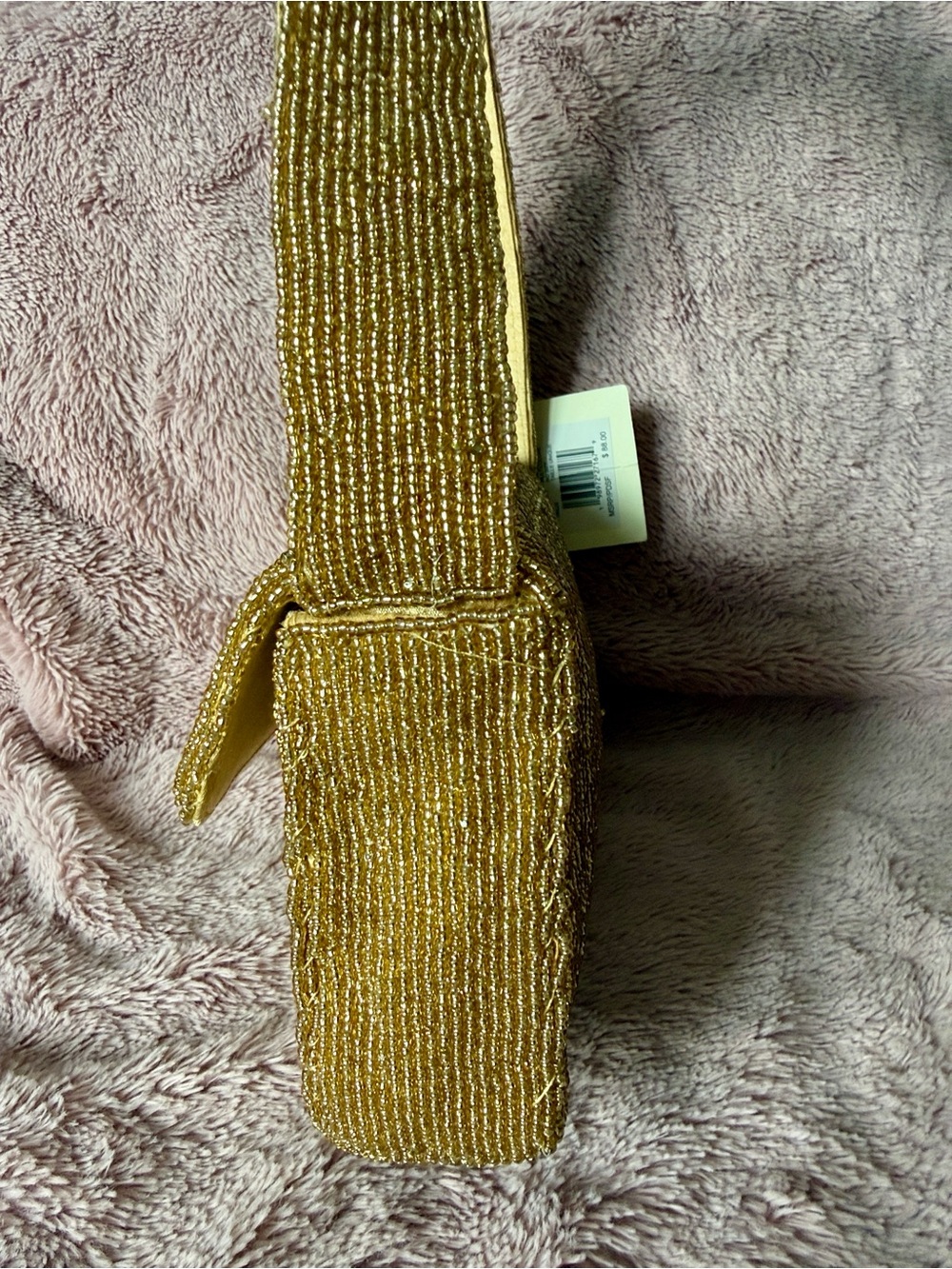 ๐ Viral SOL and Mer Beaded Cat Embroidered Shoulder Bag in Gold - Picture 8 of 15